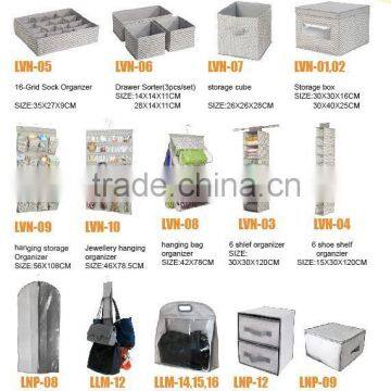 Collapsible Storage Organizer Order Box With 24 Compartments