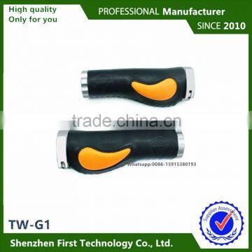 27.5 Mtb Carbon Comfortable Bicycle Grips Leather Hand Grips photo-4