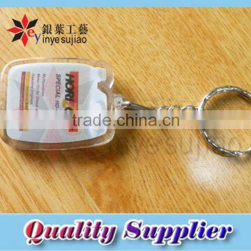 Bottle shape Promotional Acrylic Keyring