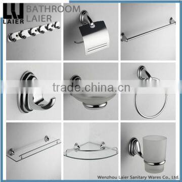 High-End ZInc Alloy Chrome Finishing Wall-Mounted Bathroom Accessories Set