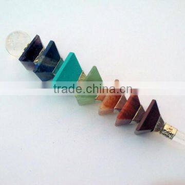 7 PYRAMID CHAKRA HEALING STICK