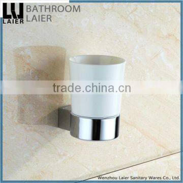 Promotional American Style Chrome Finishing Bathroom Sanitary Items Wall Mounted Tumbler Holder