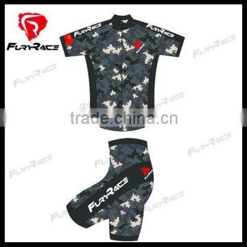 Custom Unique Camouflage Cycling Clothing Men Bike Gear