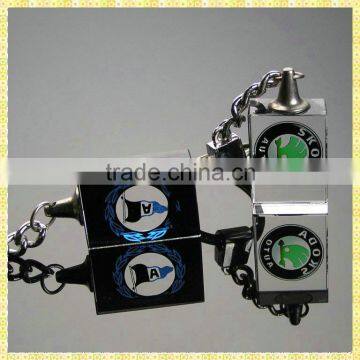 Wholesale 3D Laser Crystal Photo Keychains For Wedding Give Away Gifts