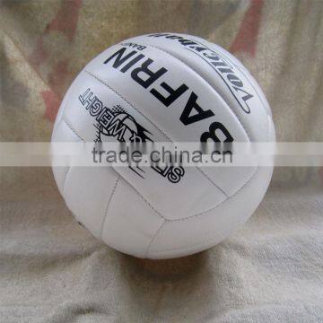 international stantdard machine stitch match quality PU volley ball print with client's logo