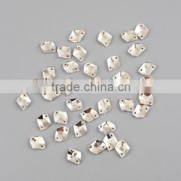 Alien shaped raw crystal stones rhinestones for shoes