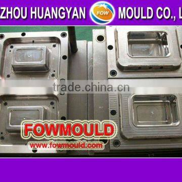 Plastic injection mold for food container