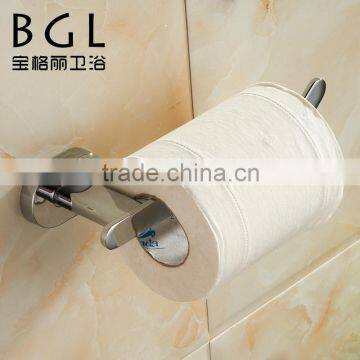 2015news bathroom accessories zinc alloy chrome simple design without lid toilet paper holder