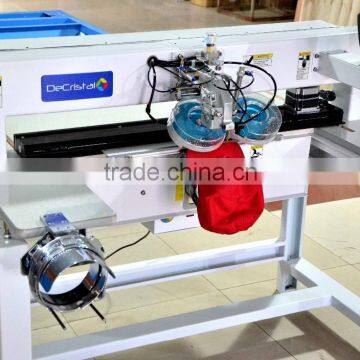 CE approved automatic rhinestone setting machine for hat