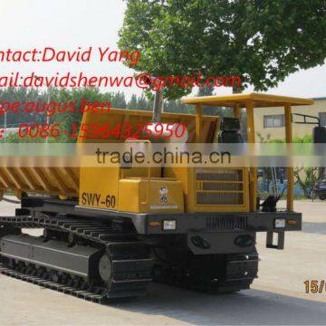 China dumper Moroora crawler dumper rubber crawler truck