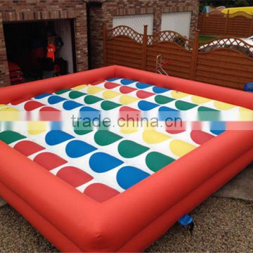 Giant Inflatable Twister for adults pop yard games Inflatable Air Twister Mattress