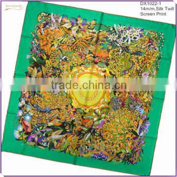 Factory Free Samples 2014 Newest Silk Handkerchief