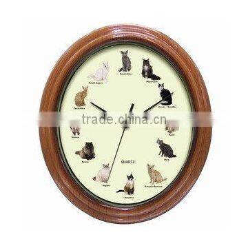 Fashion Cat Clock