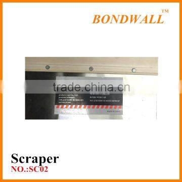 Wholesale side scraper 6" 8" 10" wall putty knife pp handle WOOD HANDLE