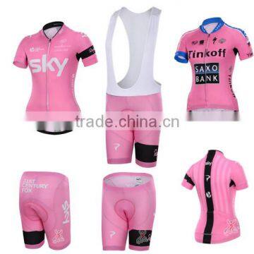 2016 Customized unique winter thermal cycling jersey with pants