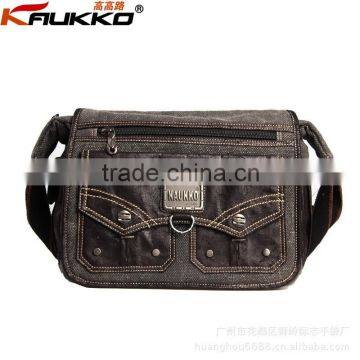 Retro Cotton Canvas Messenger Bag Tablet Laptop Messenger Bag Men Crossbody Bag School Bag Bike Messenger Bag