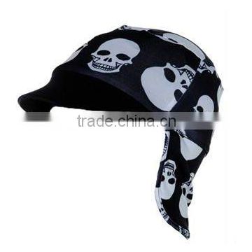 Skull print boy kids sun hats