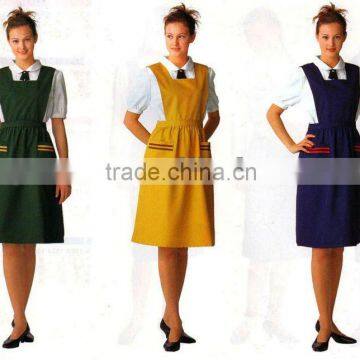 HOT selled unisex housekeeping worker apron uniform