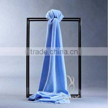 Worsted Plain Pattern Pure Color Woven Scarf Factory