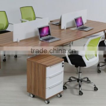 2014 High end 4-person wood office bench desks - WT01