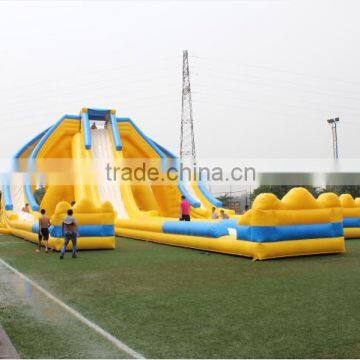 Hola giant inflatable water slide for adult/inflatable mega slide/inflatable slide