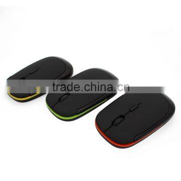 Ultra Thin Optical 2.4GHz Wireless USB Mouse for PC Laptop 4 Bottoms Game Mice