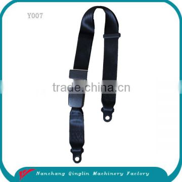 2 point non-retractable safety seat belt for forklift seat