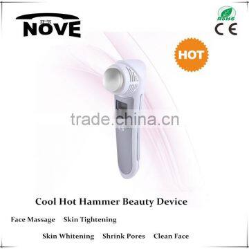 Home Use skin Rejuvenation & Portable New Ultrasonic+Cool &Hot Beauty Equipments