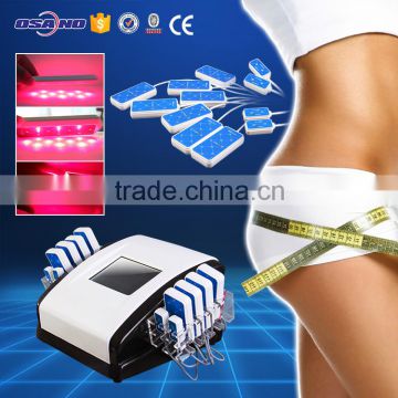 Distributor Opportunity Diode Plate Portable Lipo Laser Body Shaper Slimming Machine With 165mw Power