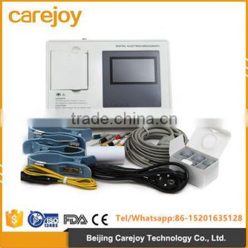 5-inch New Digital Portable 3 Channel ECG/ EKG machine on sale