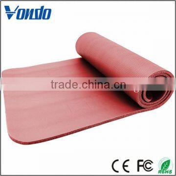 Health and Fitness 1/4-Inch Extra Thick 72-Inch Long PVC/NBR/TPE Comfort Foam Yoga Mat for Exercise