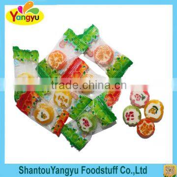 Flower pattern fruit hard candy