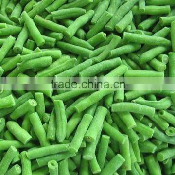 Frozen cut green bean