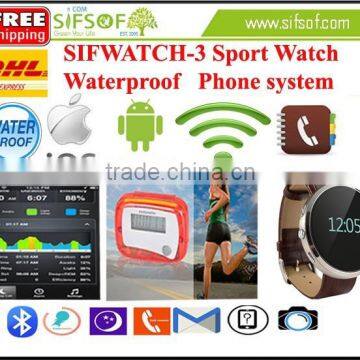 SIFWATCH-3 Smart Watch, WiFi, Bluetooth, GPS GSM Watch, Waterproof, Remote Camera,