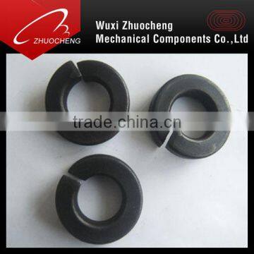 High quality black carbon steel spring lock washers with ISO9001 certification passed