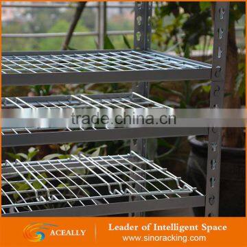 China Rivet Mobile Bin Rack With Wheels metal storage bins
