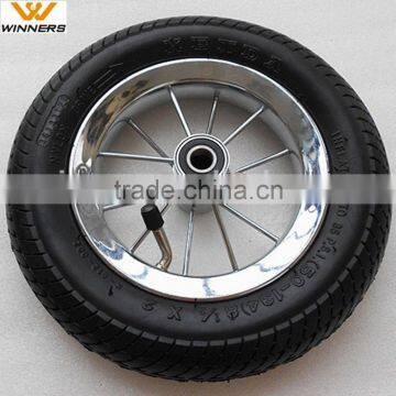 8.5 inch pneumatic tire steel rim baby bicycle wheels