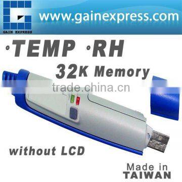 USB Temperature Humidity Data logger without LCD 32K memory with DP WB HI WGBT function Made in Taiwan