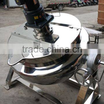 industrial jacketed stainless steel jam making kettle