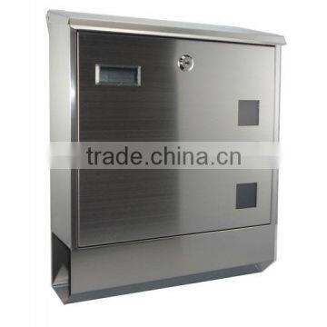 Polished Stainless mailbox for Germany market