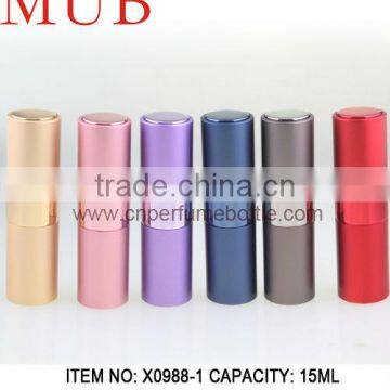 Perfume Bottle Atomizer Aluminum Perfume Container Twist Up Perfume Bottles