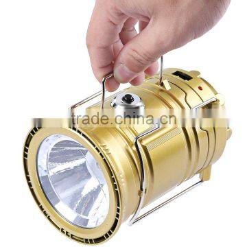 Black Super Bright Lightweight 7-LED Rechargeable Camping Lantern Torch Flashlight for Camping Hiking Cycling photo-5