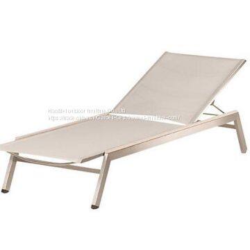Chaise Lounge Outdoor Furniture Alu Frame Texlience Beach Side Swimming Pool Garden photo-2
