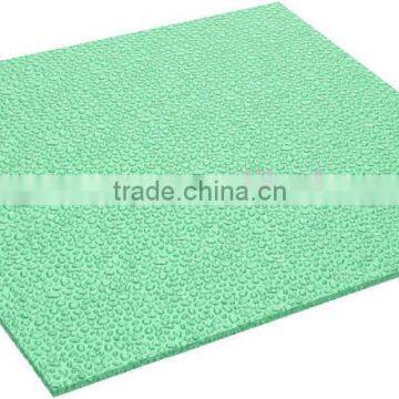 Opaque Lower Temp Plastic Polycarbonate Embossed Sheet (Ti-Lite Metallic Green Solid Embossed) photo-3