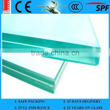 6.38-42.3mm AS/NZS2208:1996 10mm Thick Toughened Laminated Glass photo-4
