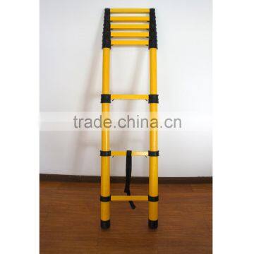 Colorful Good quality portable telescopic ladder fiberglass for sale