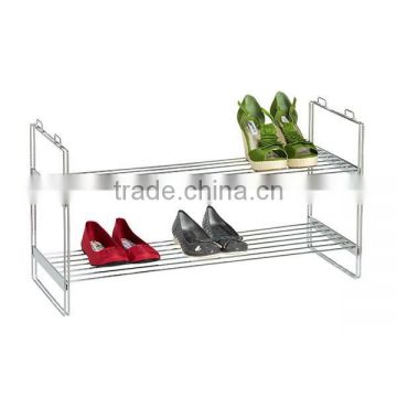 Easy to Assemble Sketable Metal Wire Shoe Rack