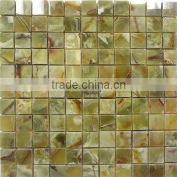 HOT SALE CHEAP PRICE DARK GREEN ONYX MOSAIC TILES COLLECTION photo-4