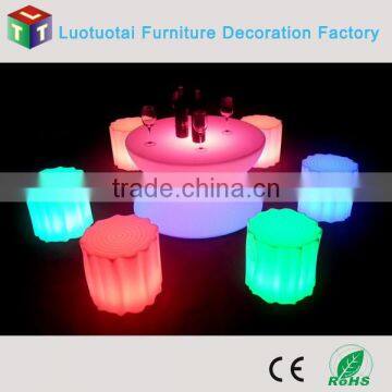 PE Remote Control Battery Operated LED Apple Bar Chair photo-6