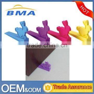 Rabbit Animal Shape Rubber Door Stopper,Funny Decorative Door Wedge